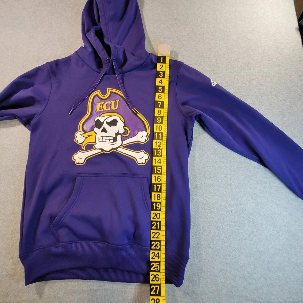 Adidas ECU Pirates Hoodie Mens Small Purple Climawarm Sweatshirt M34638 AV1008